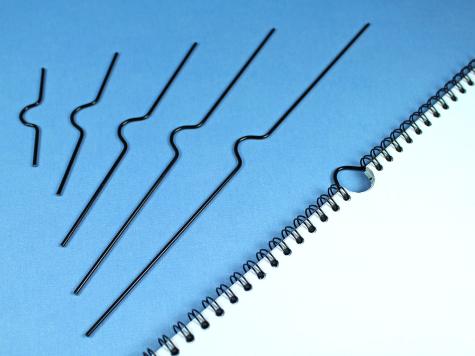 Kalenderaufhänger schwarz | 150 mm