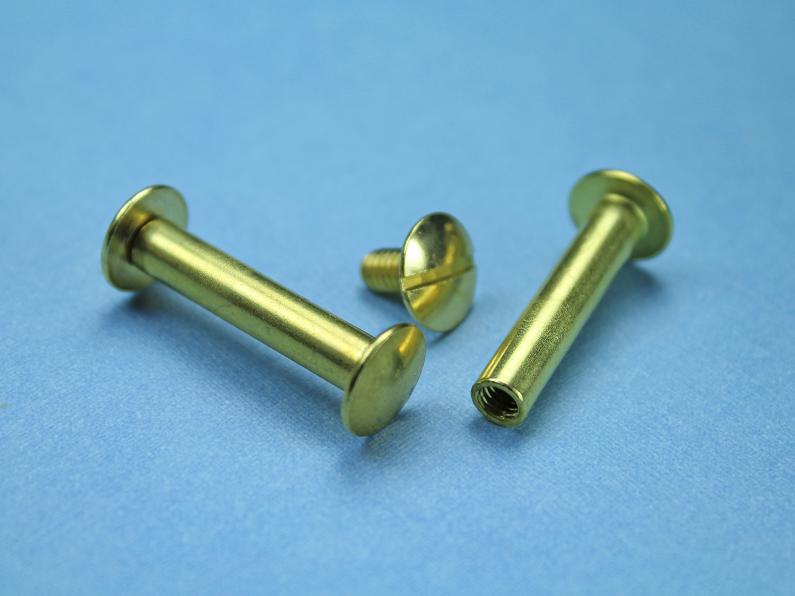vermessingte Buchschraube 20 mm