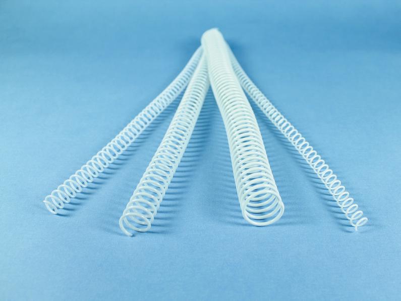 Plastikspiralen (Coilbindungen), weiß 